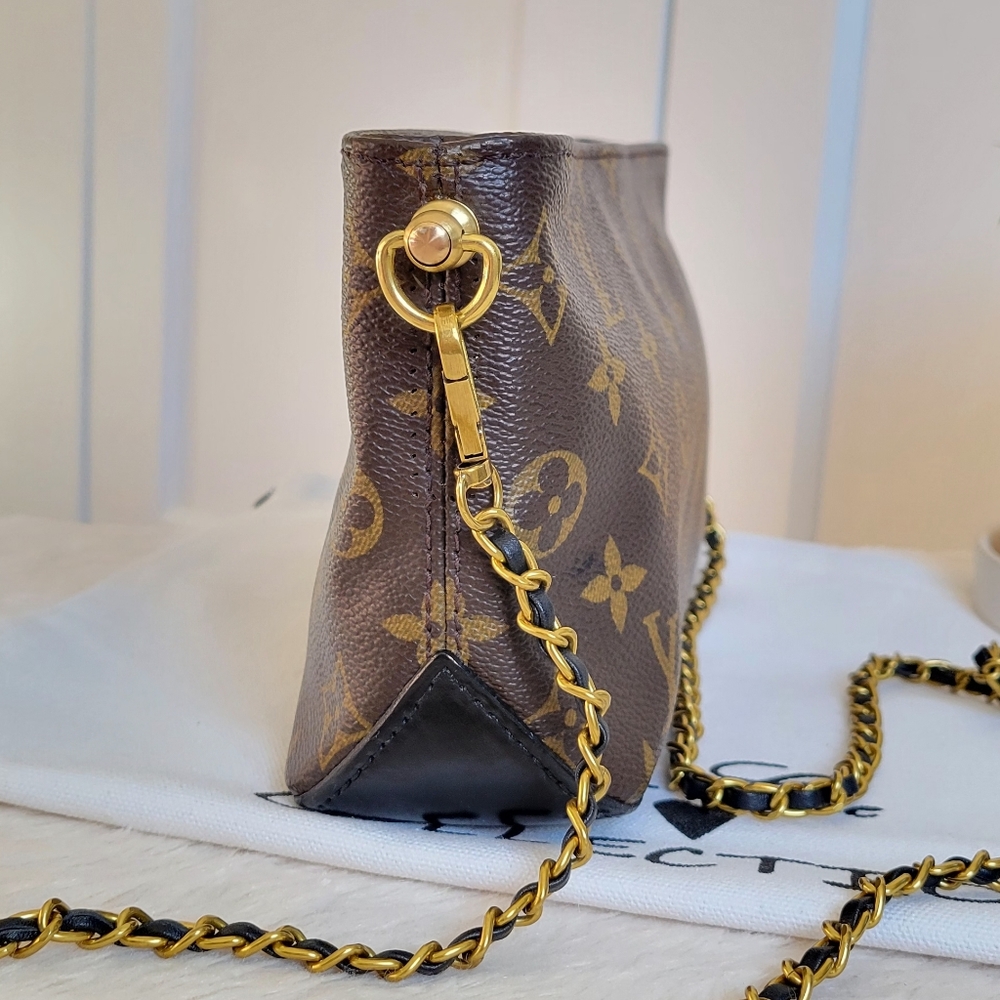 Louis Vuitton Chain Crossbody Shoulder Bag Trotteur Monogram - Picture 5 of 16